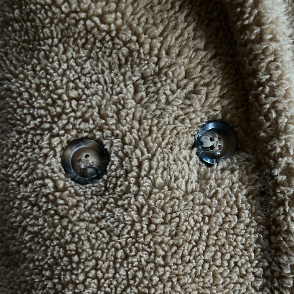 Fashion Nova Tan Teddy Jacket - Picture 5 of 5